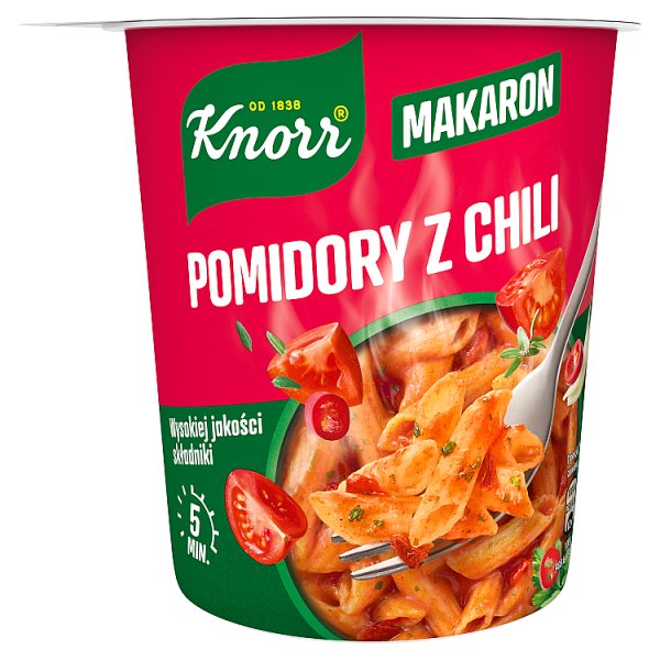 Knorr Makaron pomidory z chili 66 g