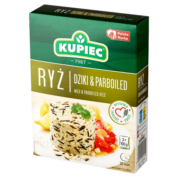 Kupiec Ryż dziki & parboiled 200 g (2 x 100 g)