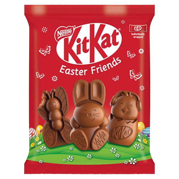 KitKat Mleczna czekolada z nadzieniem z kakao z chrupiącymi płatkami ciasteczkami 65 g