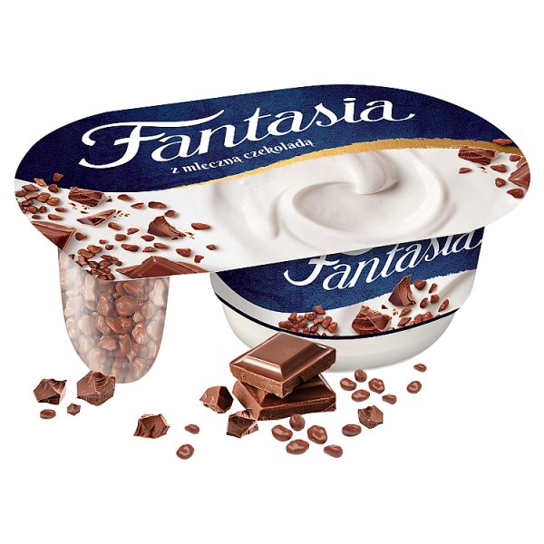 Fantasia Jogurt kremowy z kawałkami czekolady mlecznej 106 g
