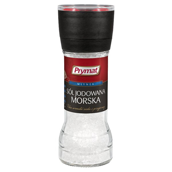 Prymat Młynek Sól morska jodowana 110 g