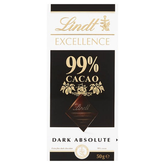 Lindt Excellence 99 % Cacao Czekolada gorzka 50 g