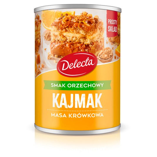 Delecta  Kajmak masa krówkowa smak orzechowy 400 g