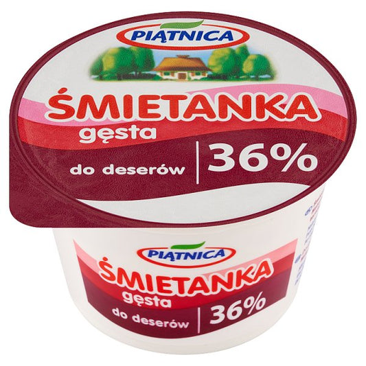 Piątnica Śmietanka gęsta 36 % 200 g