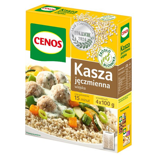 Cenos Kasza jęczmienna wiejska 400 g (4 x 100 g)