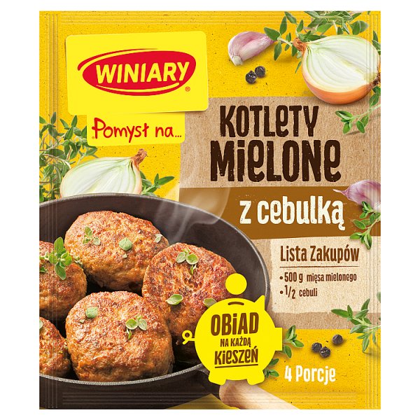 Winiary Pomysł na... Kotlety mielone z cebulką 69 g
