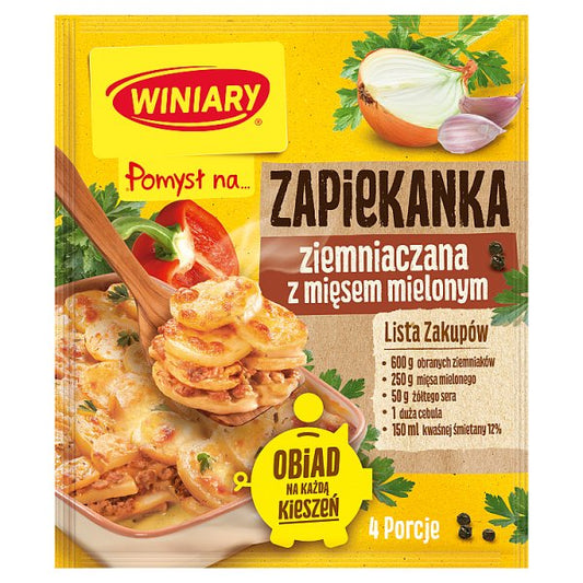 Winiary Pomysł na.... Zapiekanka ziemniaczana z mięsem mielonym 42 g