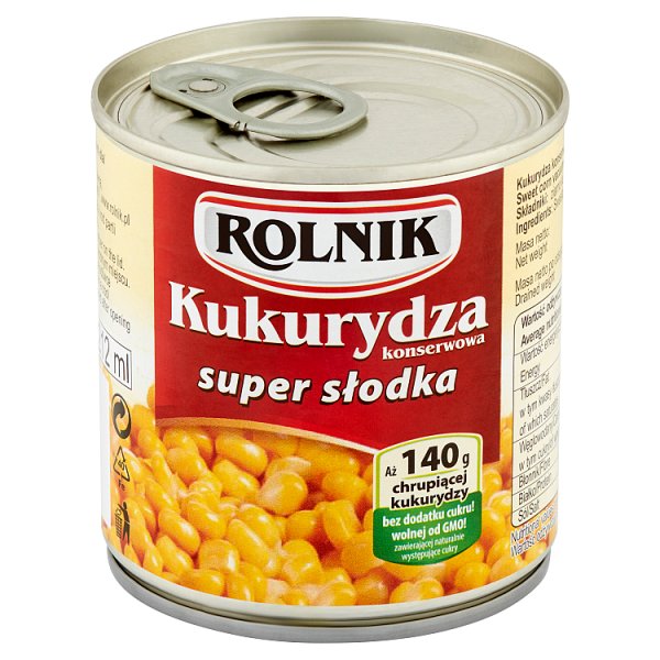 Rolnik Kukurydza konserwowa super słodka 150 g
