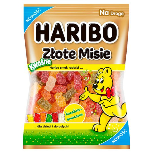 Haribo Złote Misie Żelki o smaku owocowym kwaśne 85 g