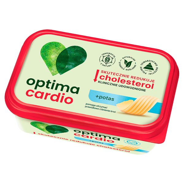Optima Cardio Tłuszcz roślinny do smarowania +potas 400 g