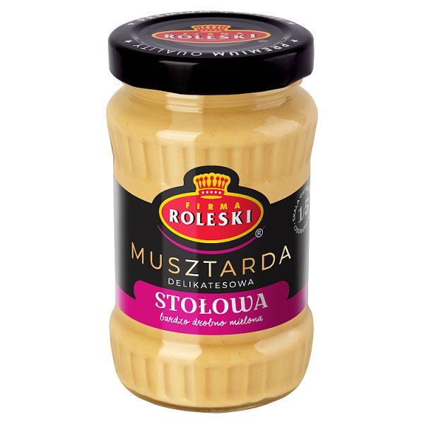 Firma Roleski Musztarda delikatesowa stołowa 175 g