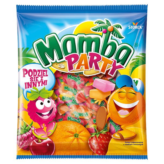 Mamba Party Gumy rozpuszczalne o smakach owocowych 140 g