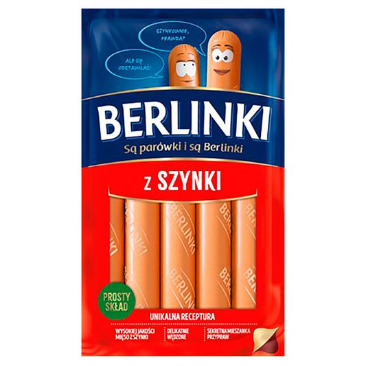 Berlinki Kiełbasa z szynki 225 g
