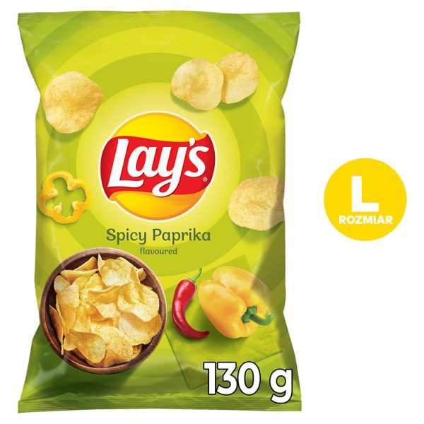 Lay's Chipsy ziemniaczane o smaku pikantnej papryki 130 g