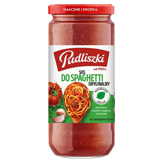 Pudliszki Sos do spaghetti oryginalny 480 g