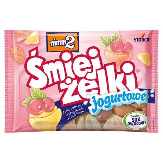 nimm2 Śmiejżelki Żelki owocowe wzbogacone witaminami jogurtowe 100 g