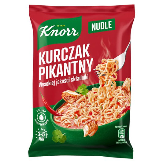 Knorr Nudle Zupa danie kurczak pikantny 63 g
