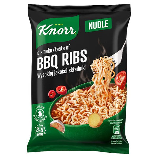 Knorr Nudle o smaku BBQ Ribs 66 g