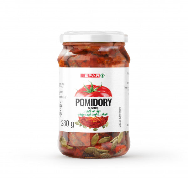 Spar pomidory suszone z pestkami dyni w oleju z ziołami