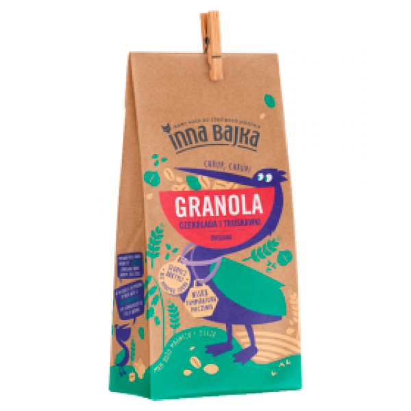 Inna Bajka Ganola czekolada i truskawki 260g