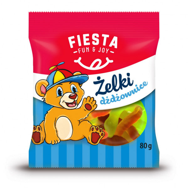 Żelki Fiesta dżdżownice
