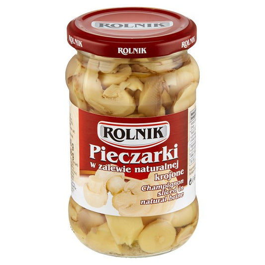 Rolnik Pieczarki w zalewie naturalnej krojone 340 g