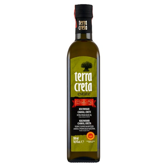 Terra Creta Kolymvari Chania Kreta Oliwa z oliwek najwyższej jakości z pierwszego tłoczenia 500 ml