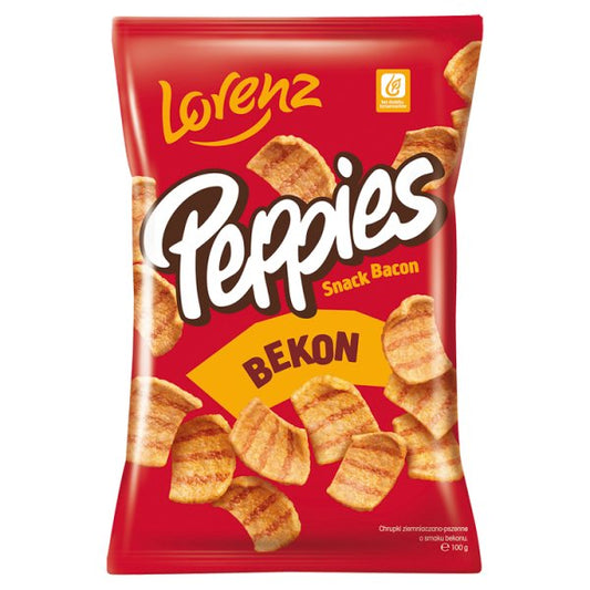 Peppies Chrupki ziemniaczano-pszenne o smaku bekonu 100 g