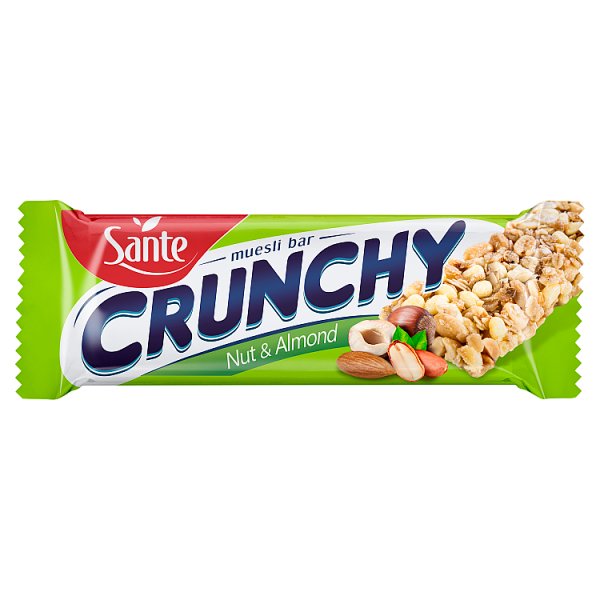 Sante Crunchy Baton zbożowy musli z orzechami i migdałami 35 g