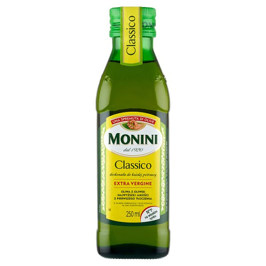 Monini Classico Oliwa z oliwek najwyższej jakości z pierwszego tłoczenia 250 ml