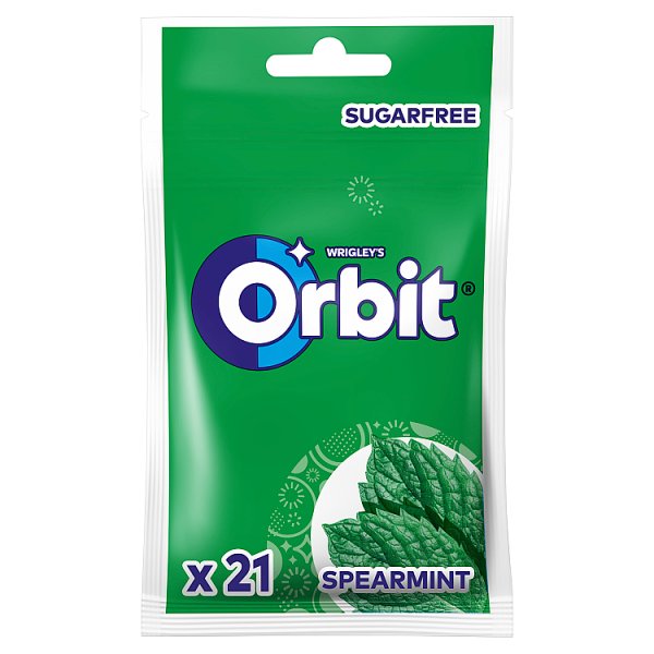 Orbit Spearmint Bezcukrowa guma do żucia 29 g (21 sztuk)