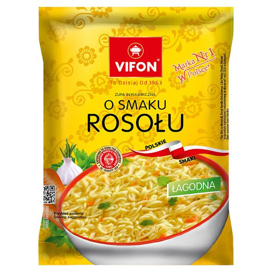 Vifon Zupa błyskawiczna o smaku rosołu 65 g